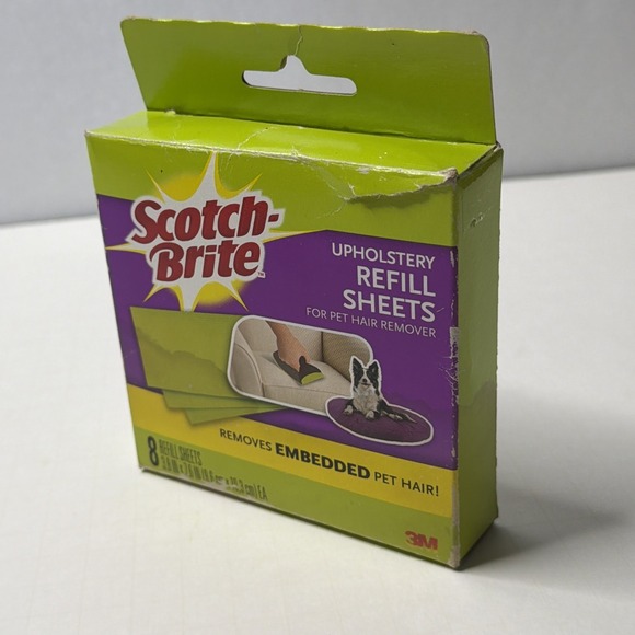 Scotch-Brite Other - Scotch Fur Fighter Pet Hair Remover Refills 8 Sheets 3.8" x 7.6"